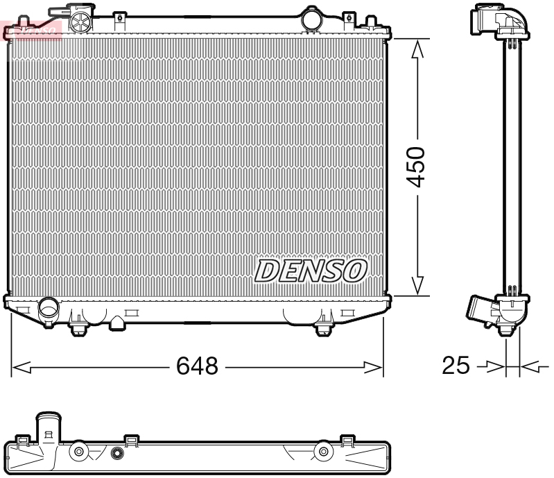 Radiateur Denso DRM10117