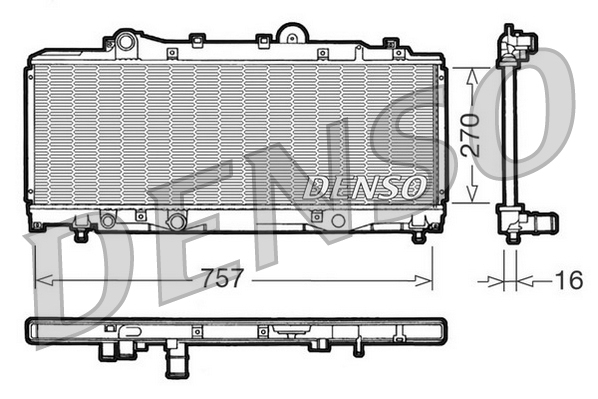 Radiateur Denso DRM13001