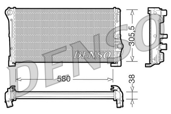 Radiateur Denso DRM13010