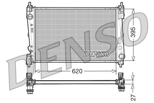 Radiateur Denso DRM13015