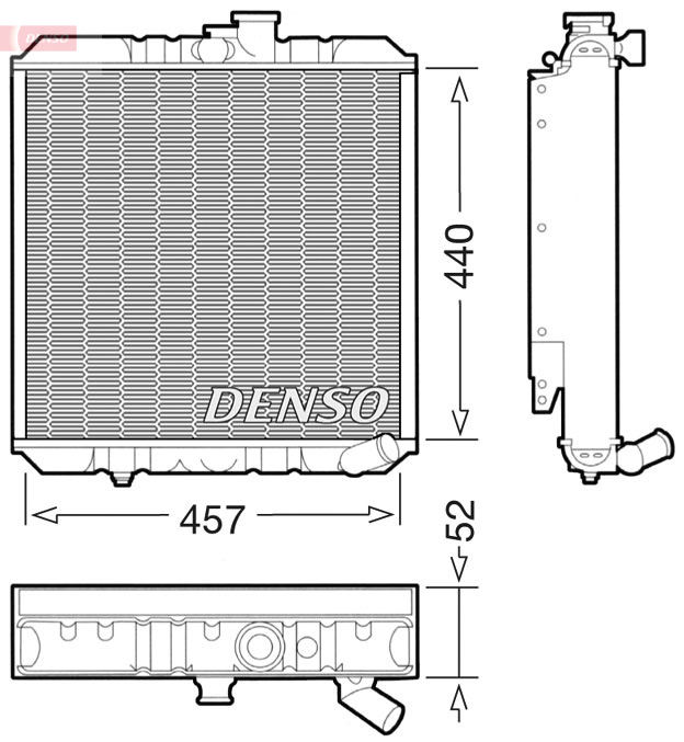 Radiateur Denso DRM14002
