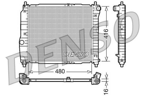 Radiateur Denso DRM15003
