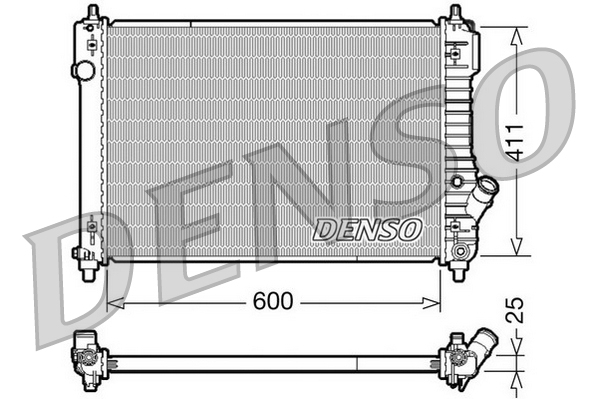 Radiateur Denso DRM15004