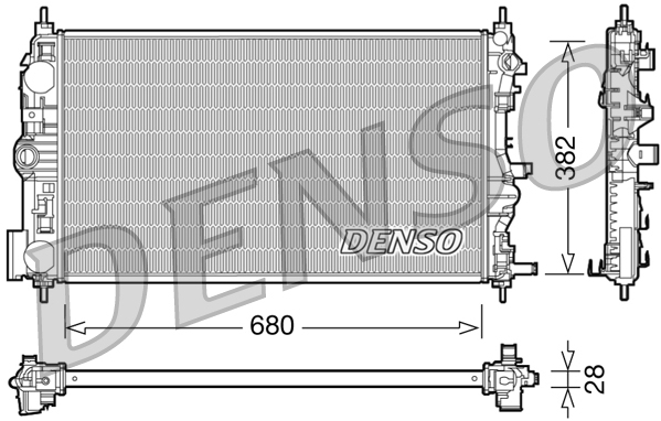 Radiateur Denso DRM15005