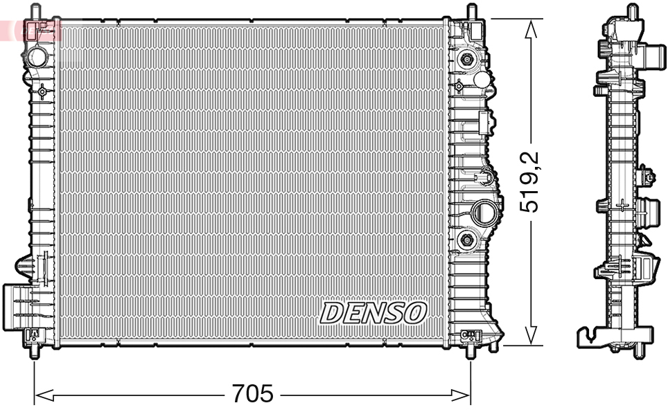 Radiateur Denso DRM15012