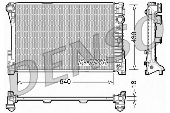Radiateur Denso DRM17005