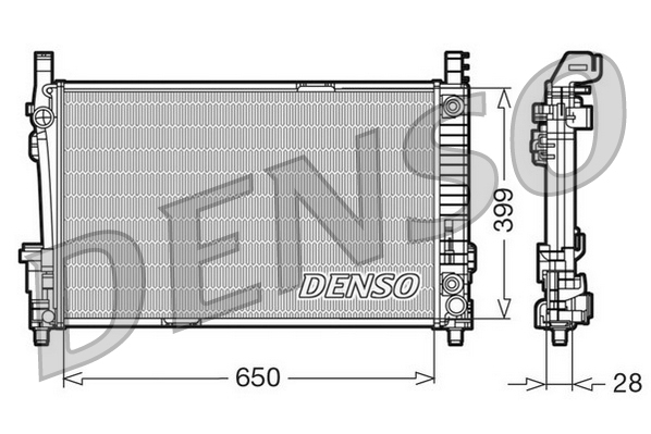 Radiateur Denso DRM17013