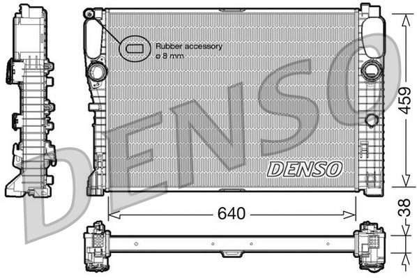 Radiateur Denso DRM17014