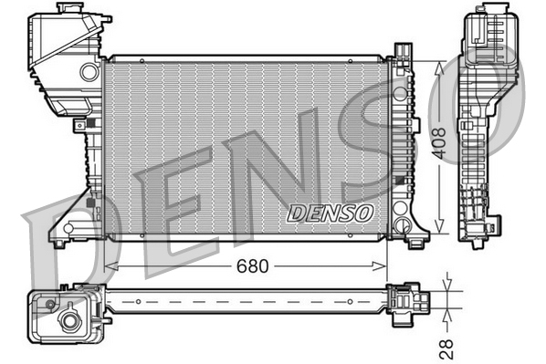 Radiateur Denso DRM17015