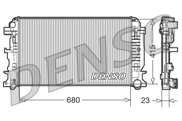 Radiateur Denso DRM17018