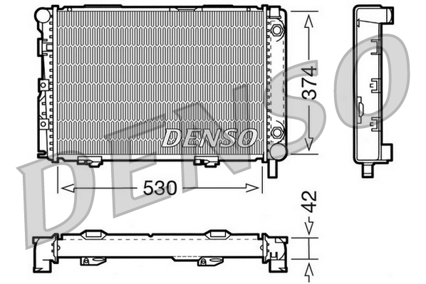 Radiateur Denso DRM17026