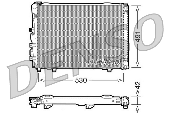 Radiateur Denso DRM17030