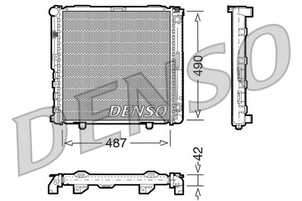 Radiateur Denso DRM17031