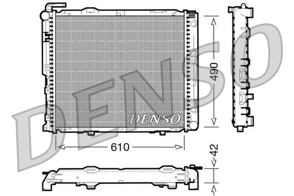 Radiateur Denso DRM17036