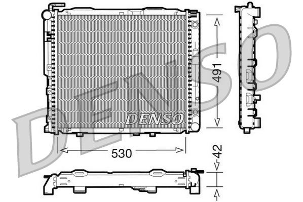 Radiateur Denso DRM17037
