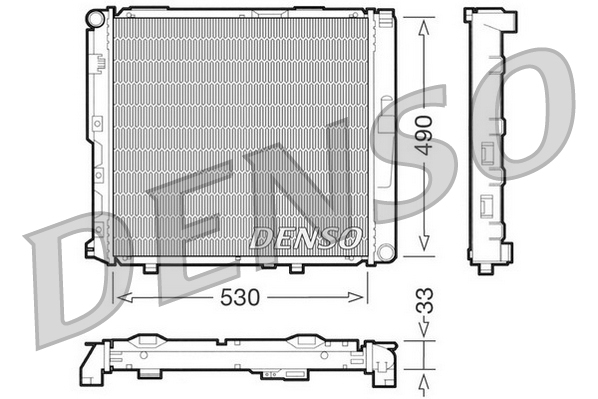 Radiateur Denso DRM17038