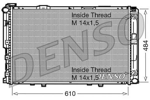Radiateur Denso DRM17039