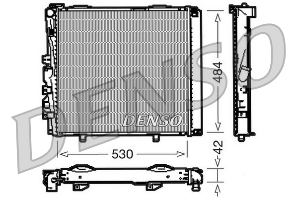 Radiateur Denso DRM17040