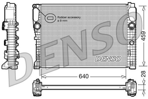 Radiateur Denso DRM17042