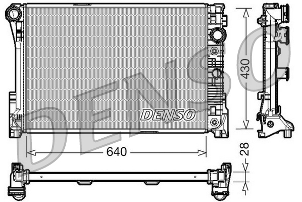 Radiateur Denso DRM17043