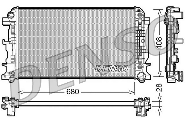 Radiateur Denso DRM17044