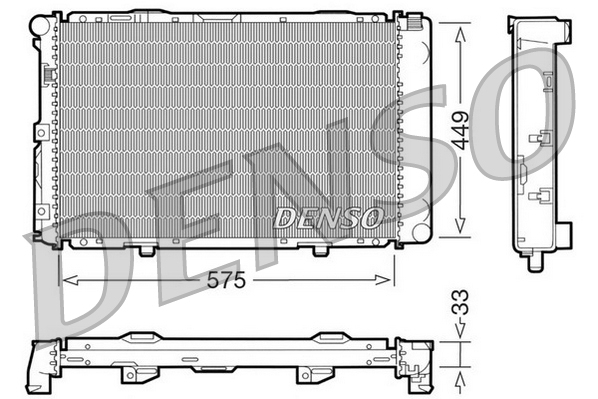 Radiateur Denso DRM17066