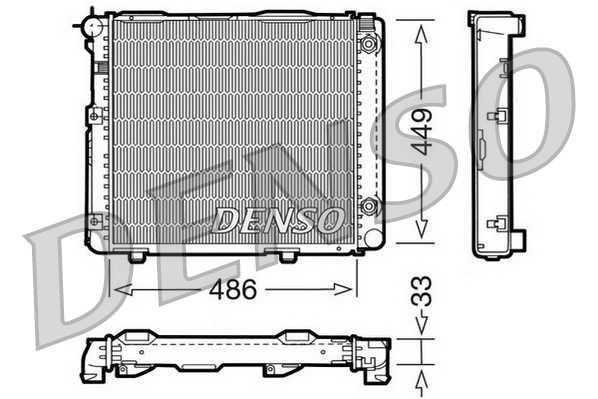 Radiateur Denso DRM17067