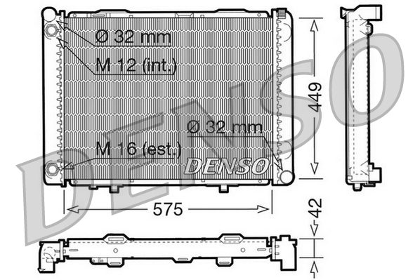 Radiateur Denso DRM17069