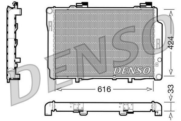 Radiateur Denso DRM17070