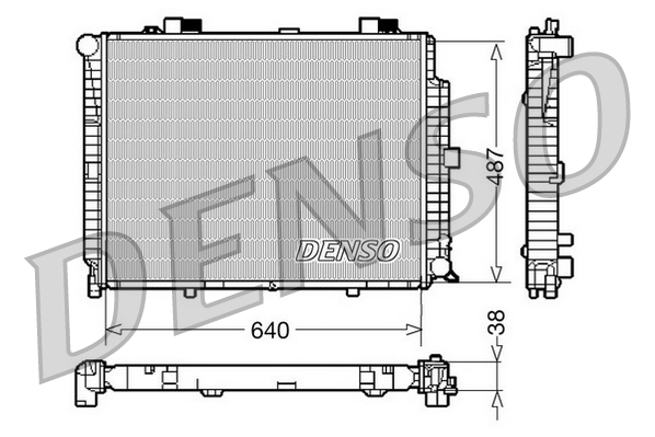 Radiateur Denso DRM17086