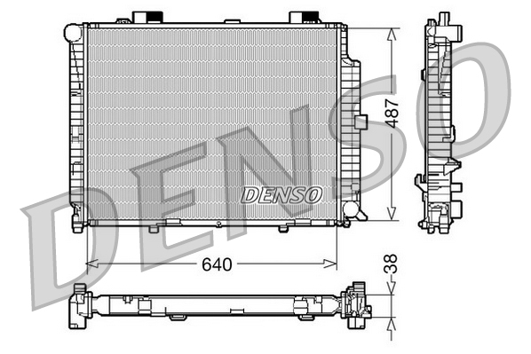 Radiateur Denso DRM17087