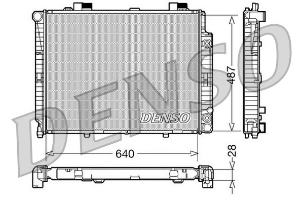 Radiateur Denso DRM17088