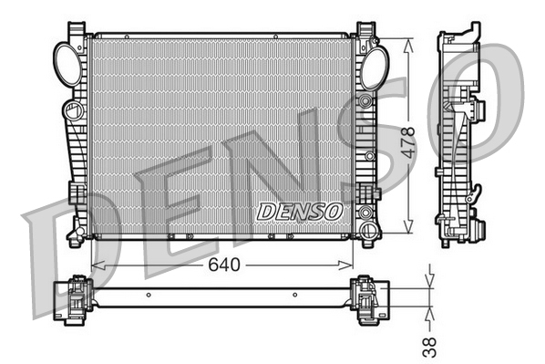 Radiateur Denso DRM17095