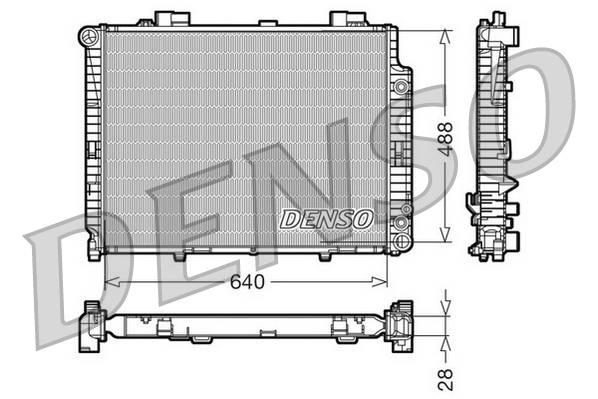 Radiateur Denso DRM17101