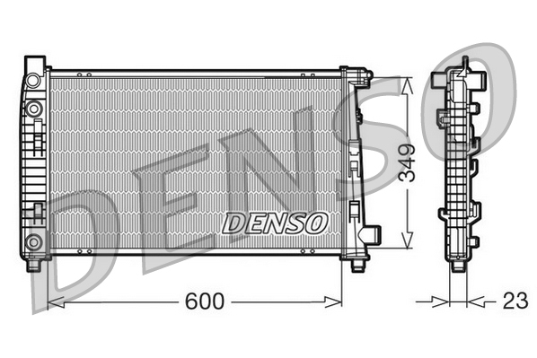 Radiateur Denso DRM17102