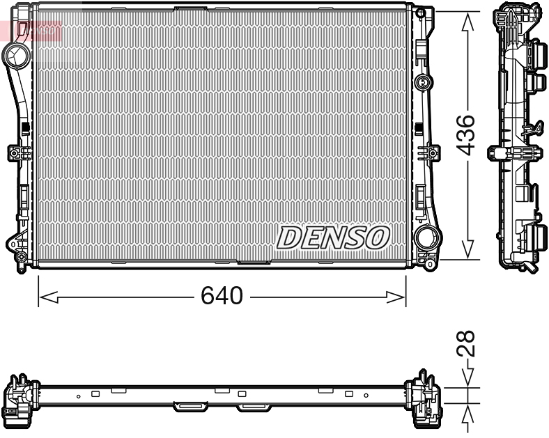 Radiateur Denso DRM17103