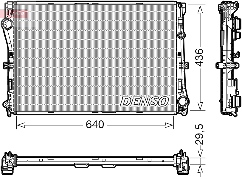 Radiateur Denso DRM17104