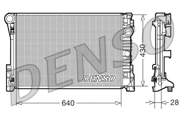 Radiateur Denso DRM17110