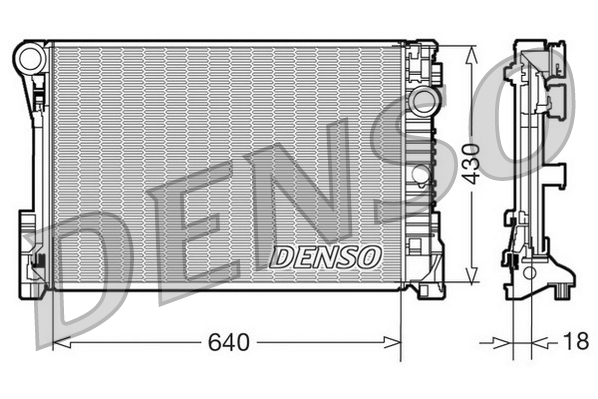 Radiateur Denso DRM17111