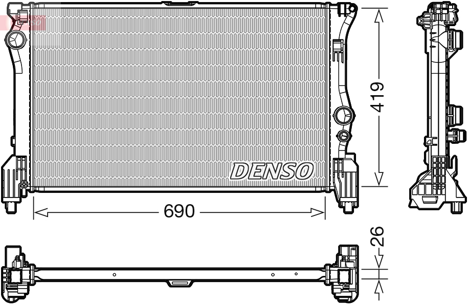 Denso Radiateur DRM17112