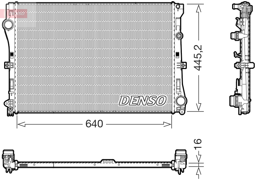 Radiateur Denso DRM17118