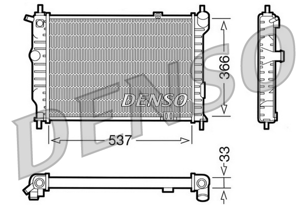 Radiateur Denso DRM20010