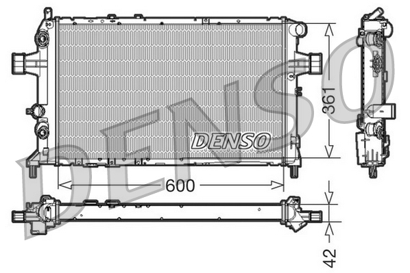 Radiateur Denso DRM20016