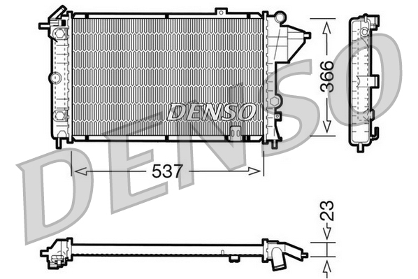 Radiateur Denso DRM20024