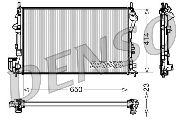 Radiateur Denso DRM20028