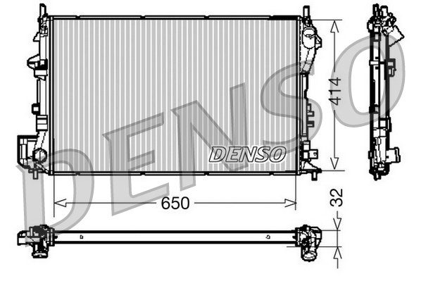 Radiateur Denso DRM20029