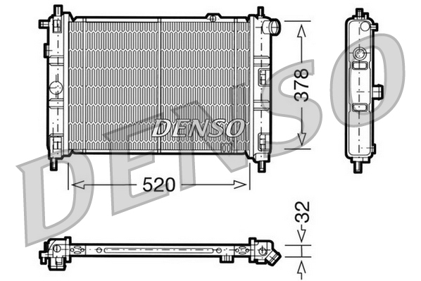 Radiateur Denso DRM20030