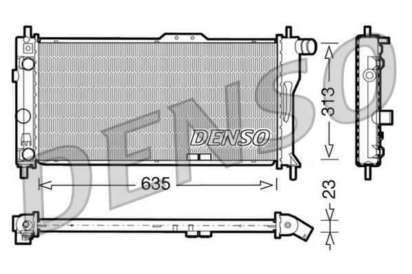 Radiateur Denso DRM20034