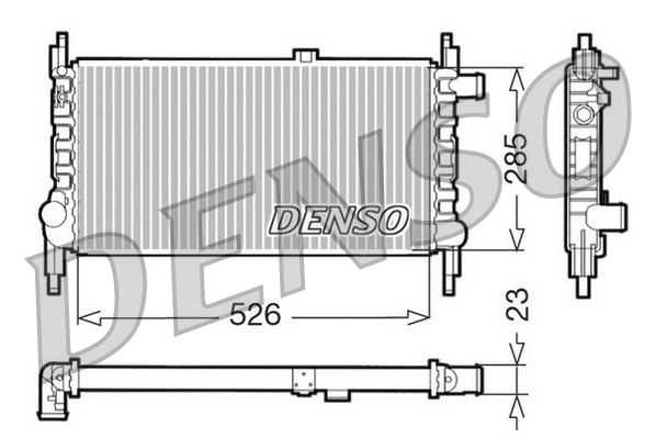 Radiateur Denso DRM20035