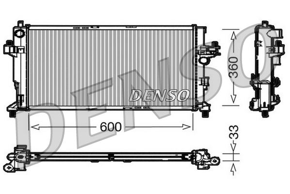 Radiateur Denso DRM20039